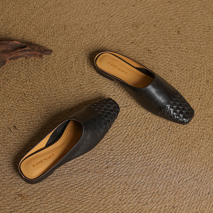 Helma Leather Mules