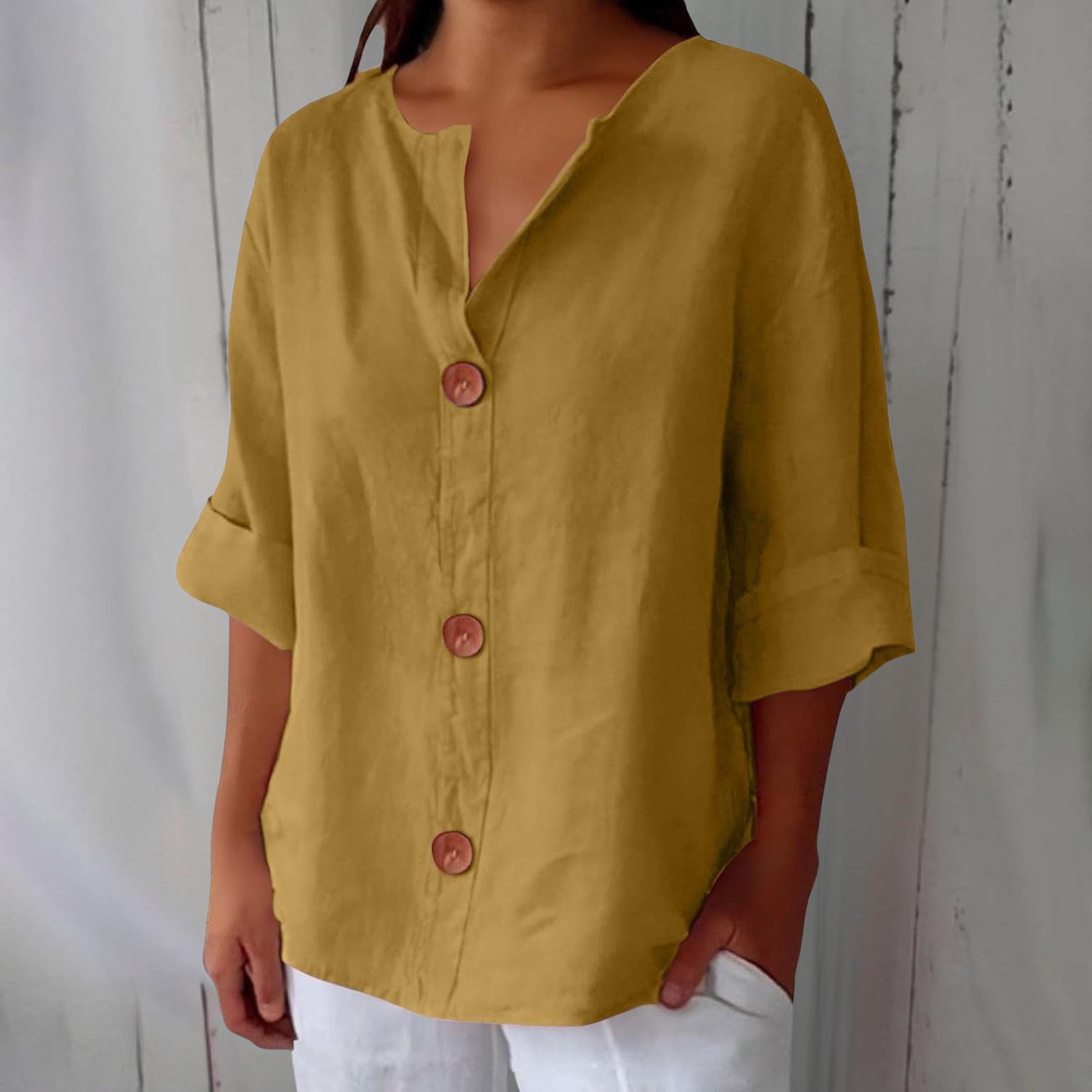 Hazel | Effortless Loose-Fitting Summer Blouse