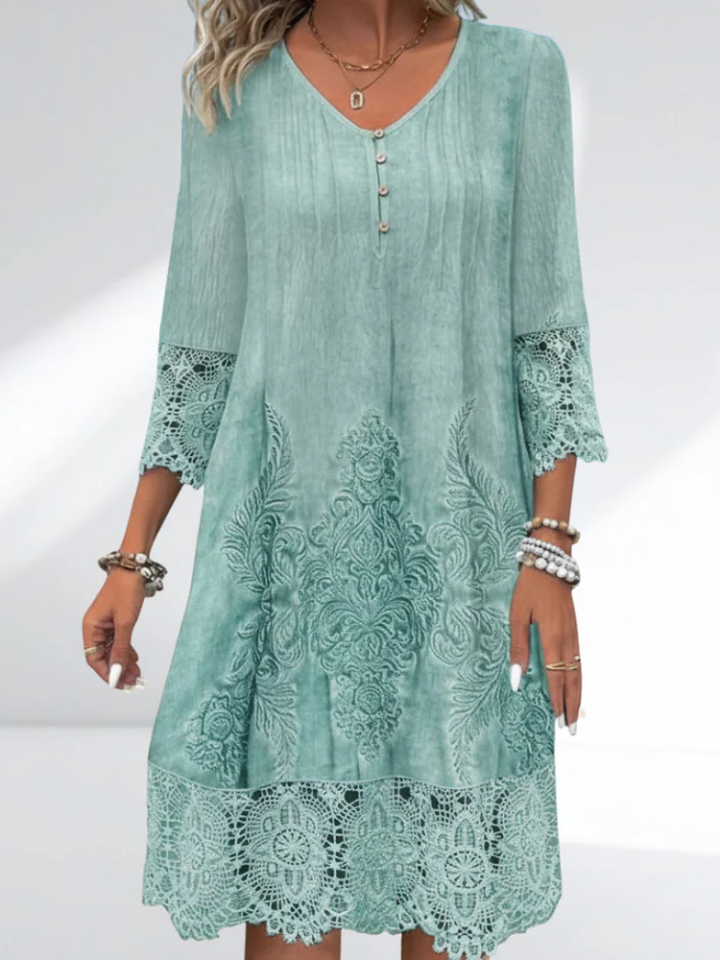 Timeless Lace Midi Dress