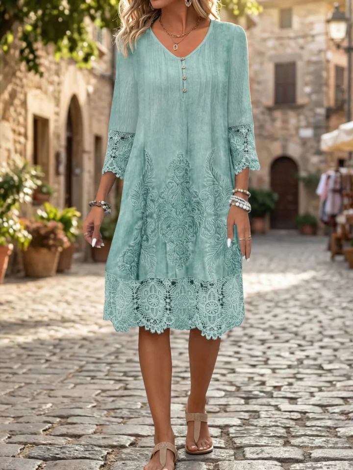 Timeless Lace Midi Dress