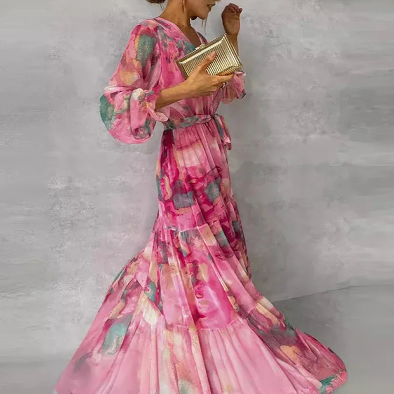 Sophie Elegant Floral Dress