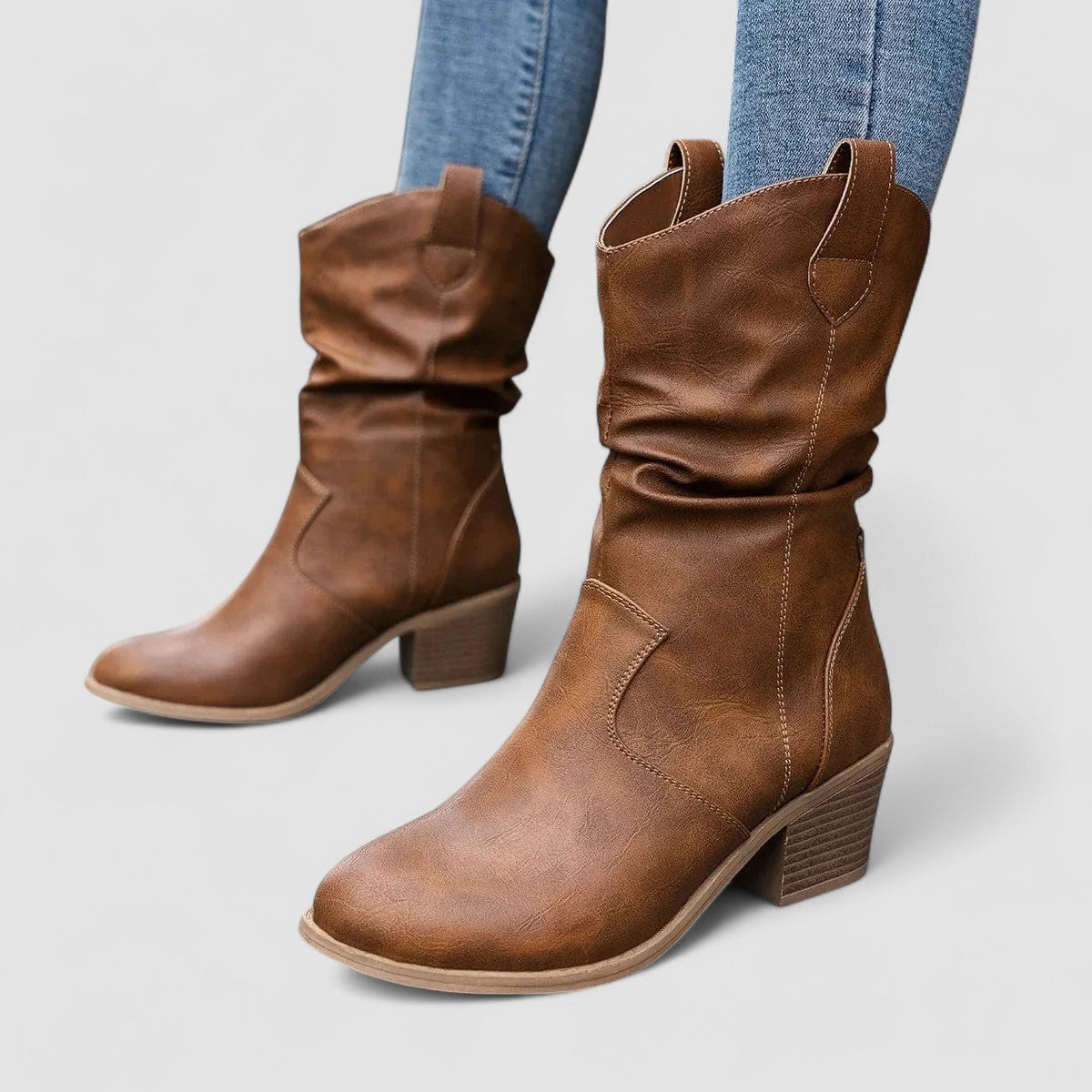 Vivian Orthopedic Leather Boots