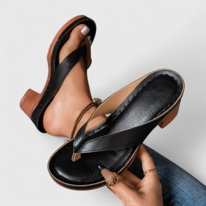 Jazrielle Orthopedic Leather Heels