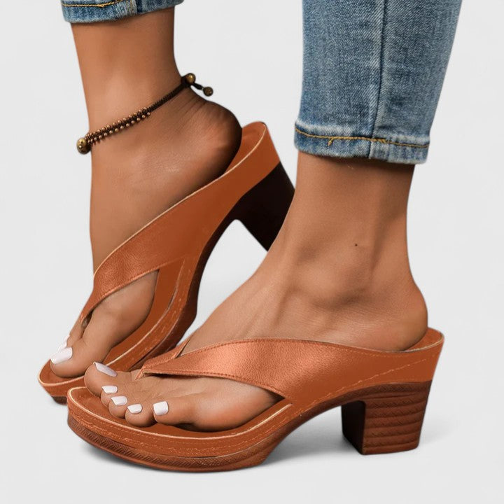 Jazrielle Orthopedic Leather Heels