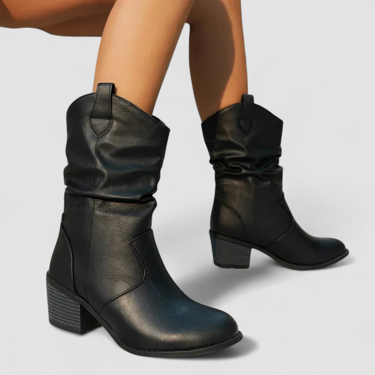 Vivian Orthopedic Leather Boots