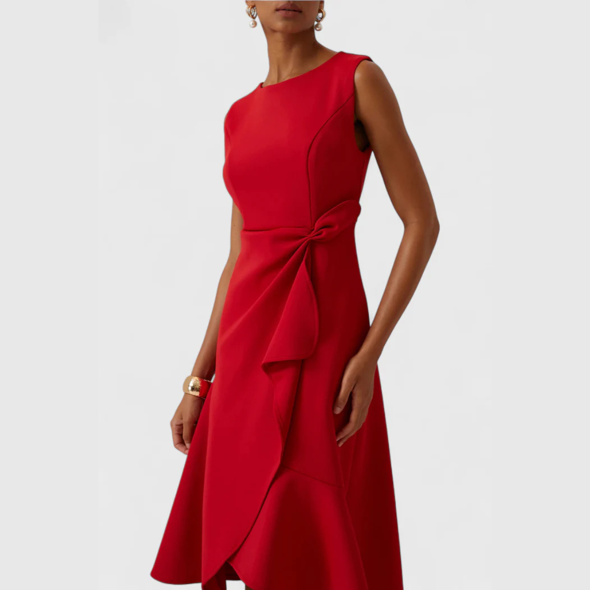 Nora | Draped Asymmetric Midi