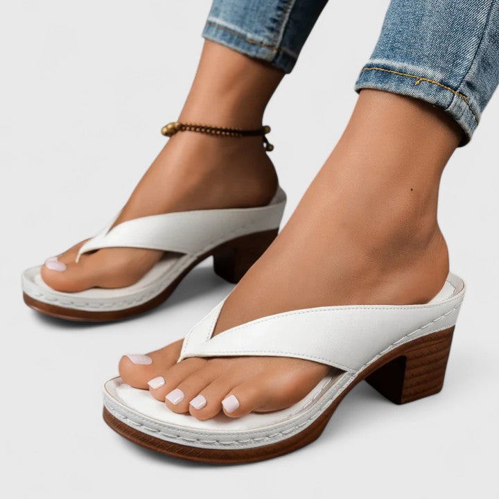 Jazrielle Orthopedic Leather Heels
