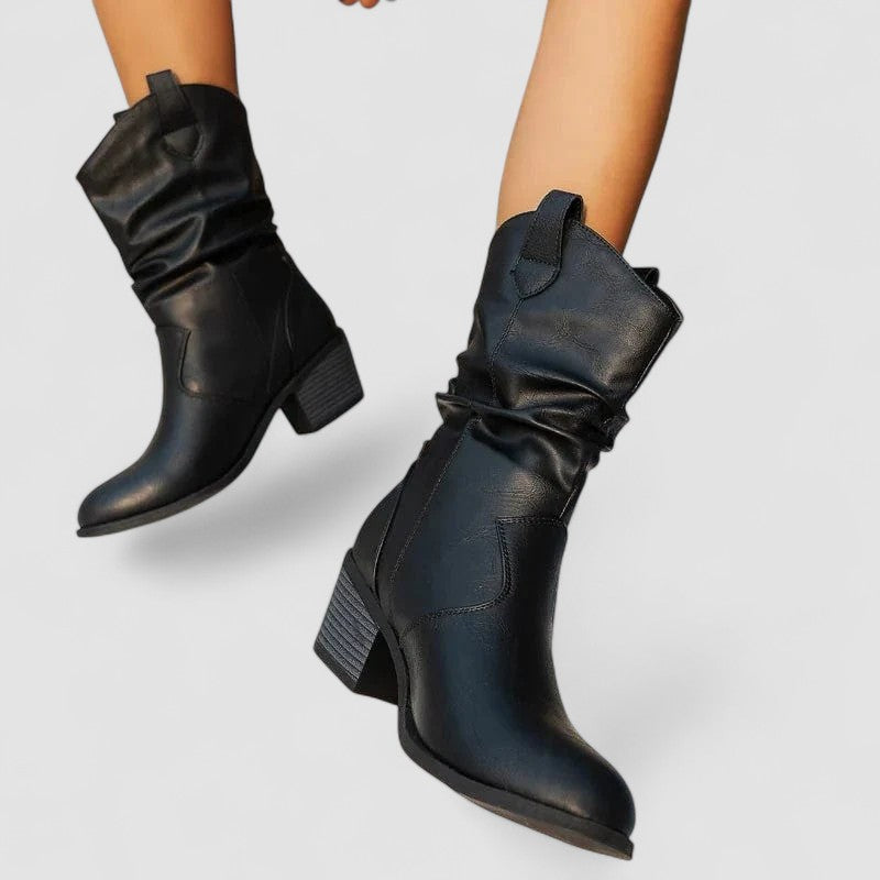 Vivian Orthopedic Leather Boots