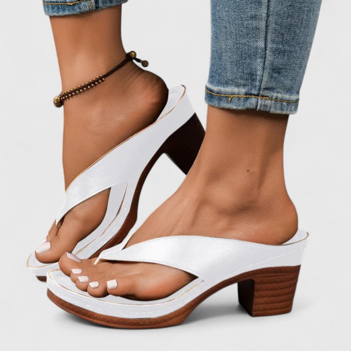Jazrielle Orthopedic Leather Heels