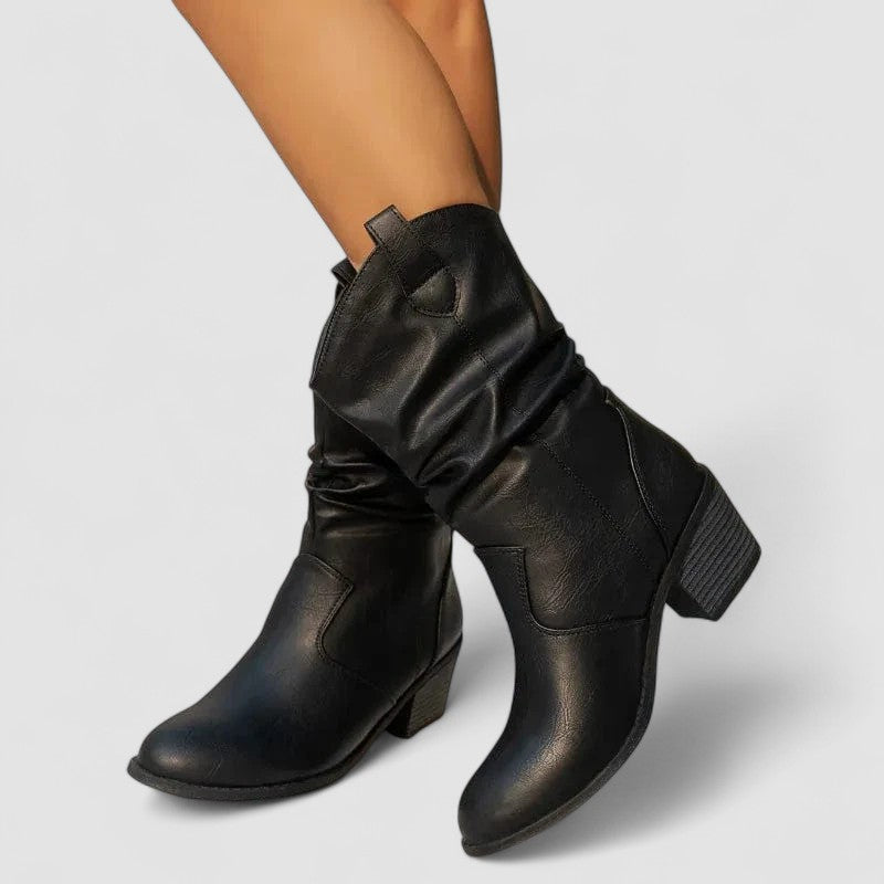Vivian Orthopedic Leather Boots