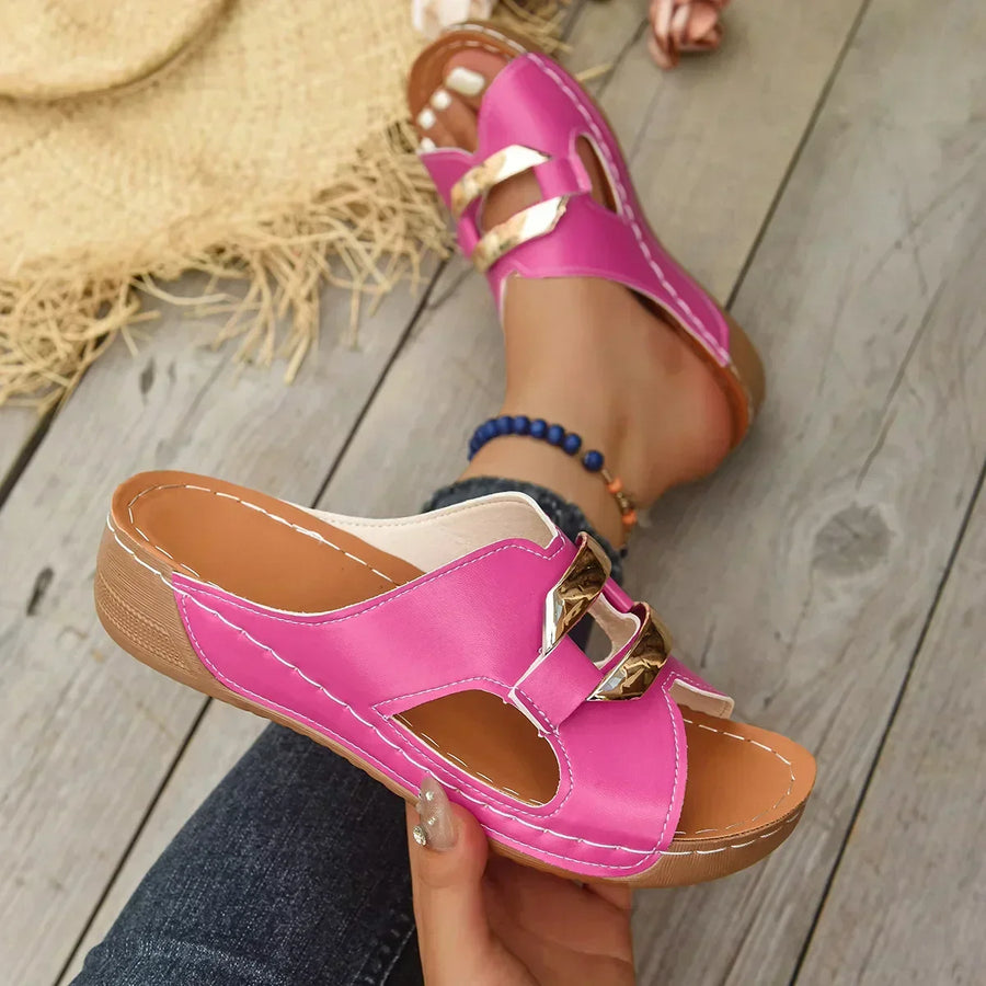Lina Orthopedic Wedge Sandals