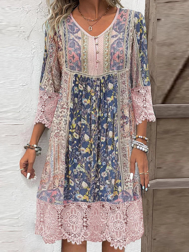 Timeless Lace Midi Dress