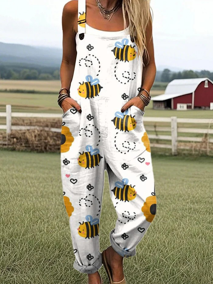 Honeybee Happy Dungarees
