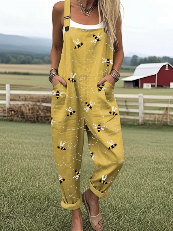 Honeybee Meadow Dungarees