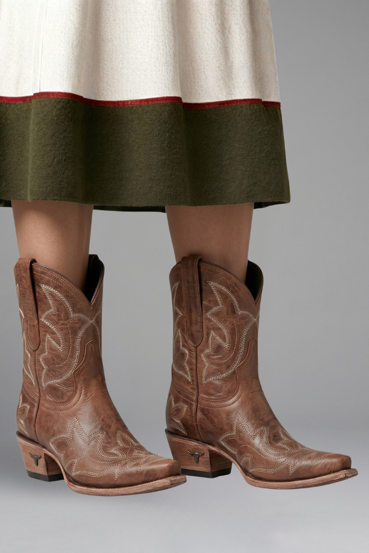 Embroidered Western Boots
