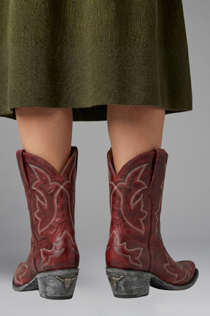 Embroidered Western Boots
