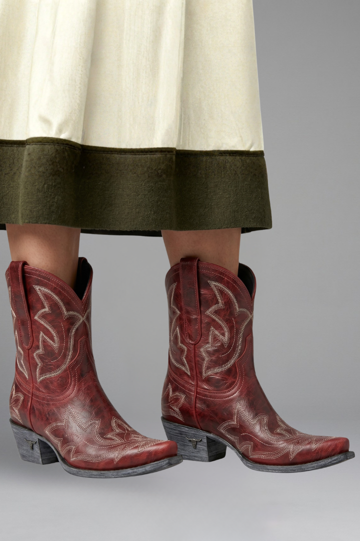 Embroidered Western Boots