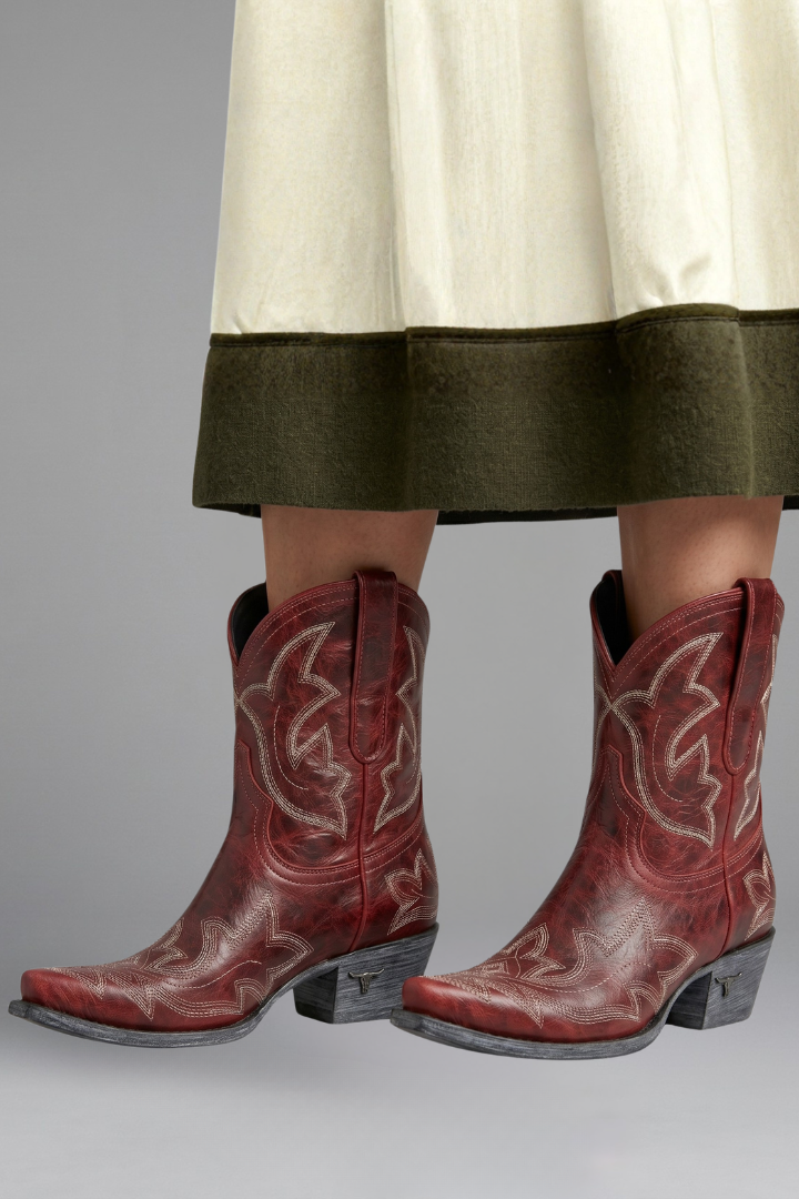 Embroidered Western Boots