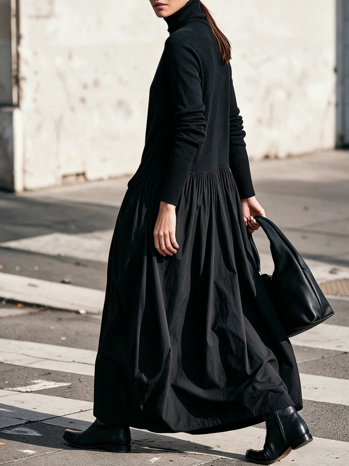 Sloane High Neck Maxi Dress
