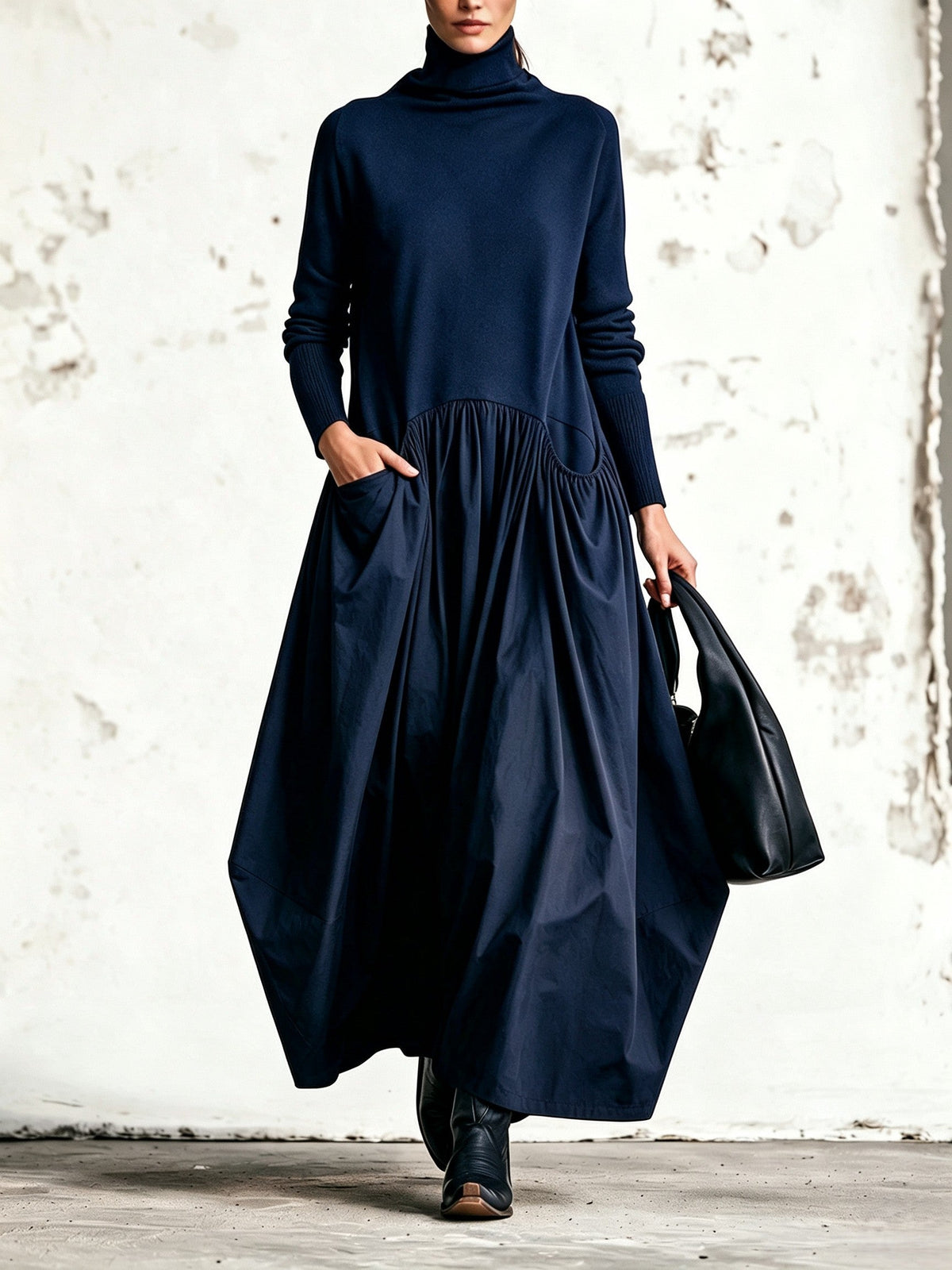 Sloane High Neck Maxi Dress
