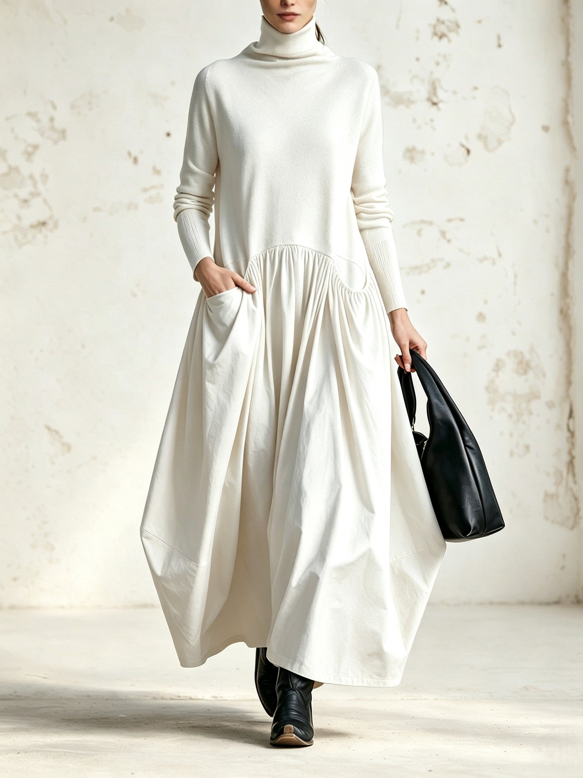 Sloane High Neck Maxi Dress