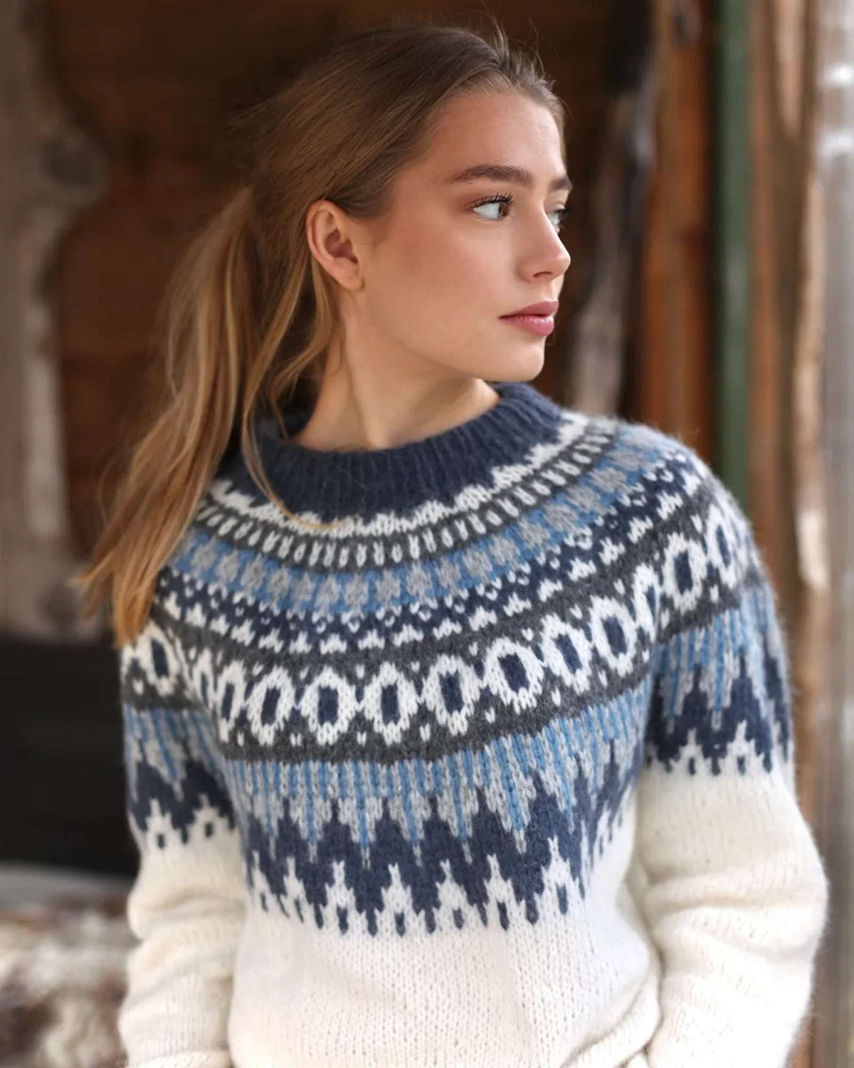 Elsa Nordic Knit Sweater