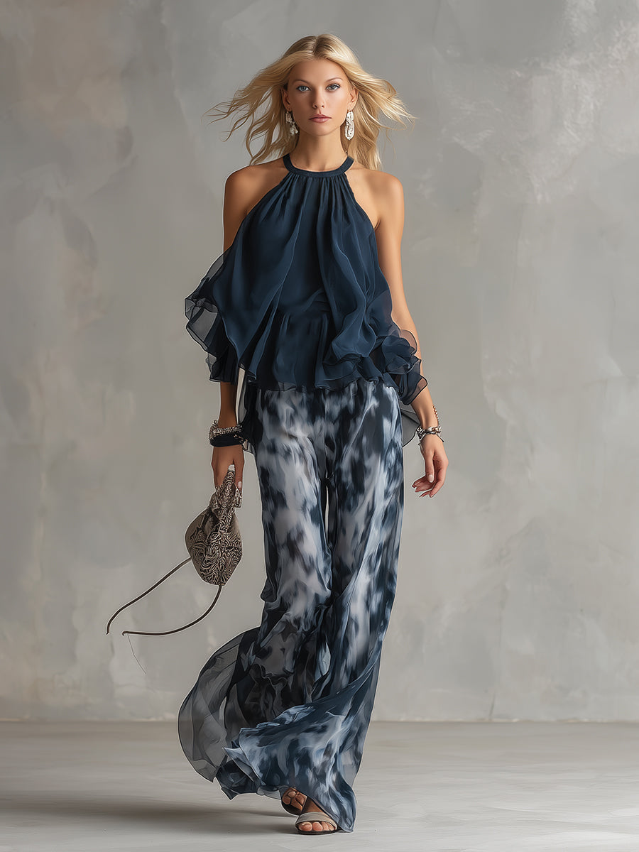 Louisa Nautical Chiffon Set