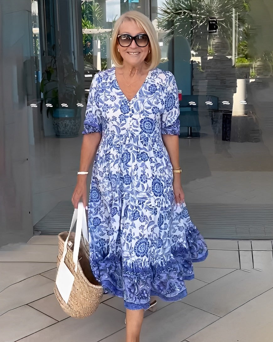Keisha Graceful Floral Dress