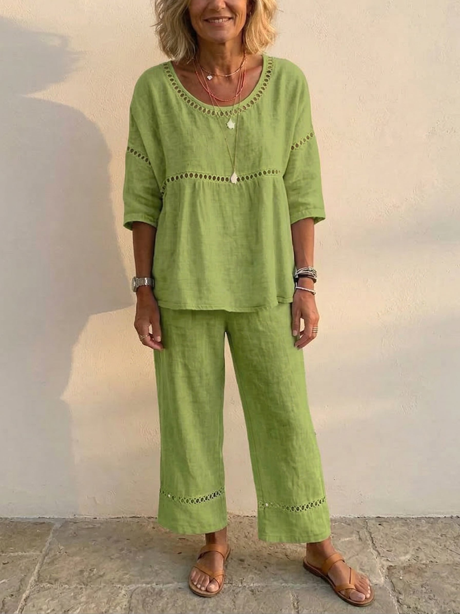 Nora Linen Two Piece Set