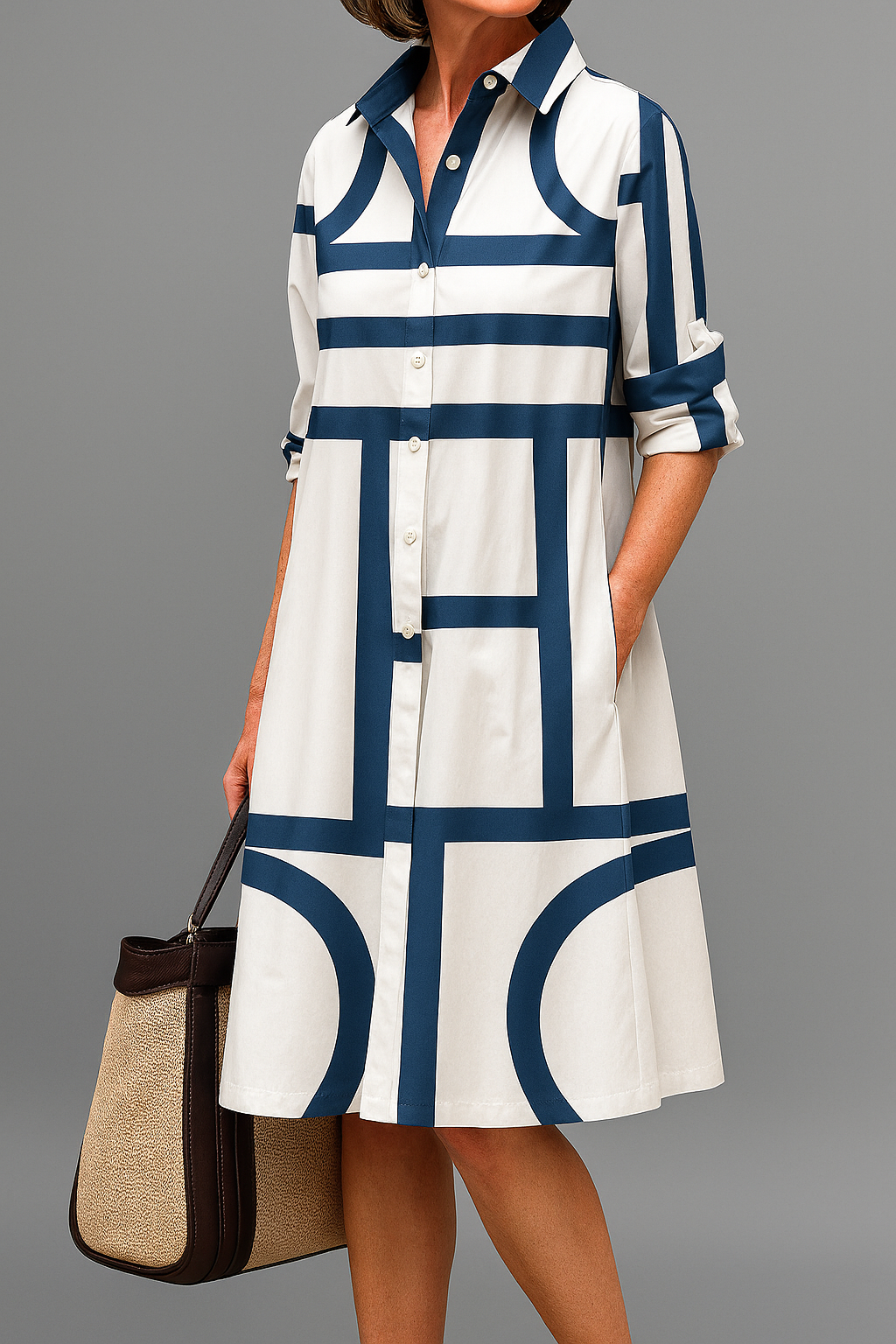 Diana™ | Sophisticated Midi Dress