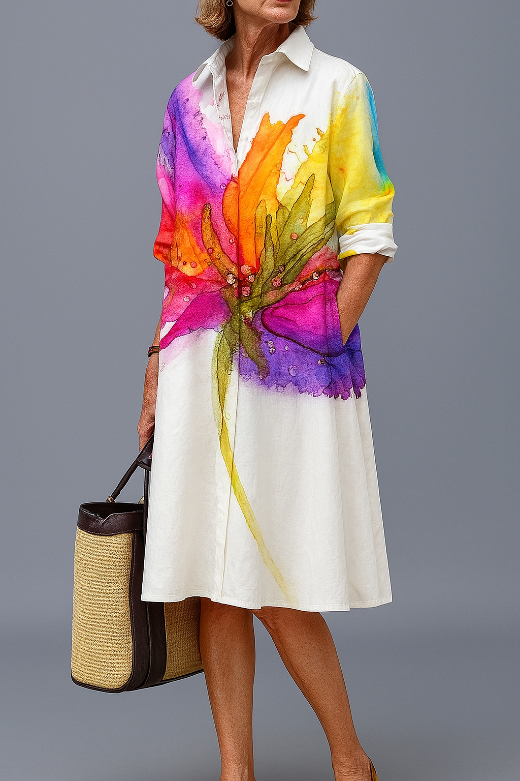 Diana™ | Sophisticated Midi Dress