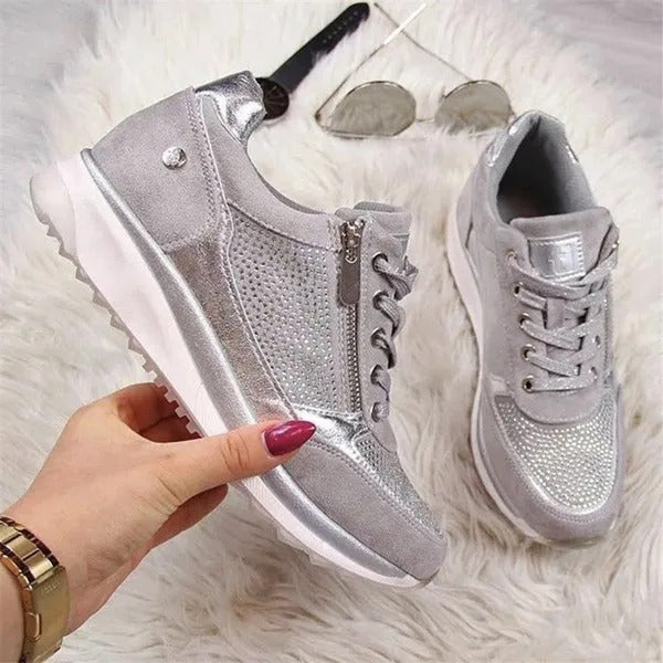 Martina Zip-Up Sneakers