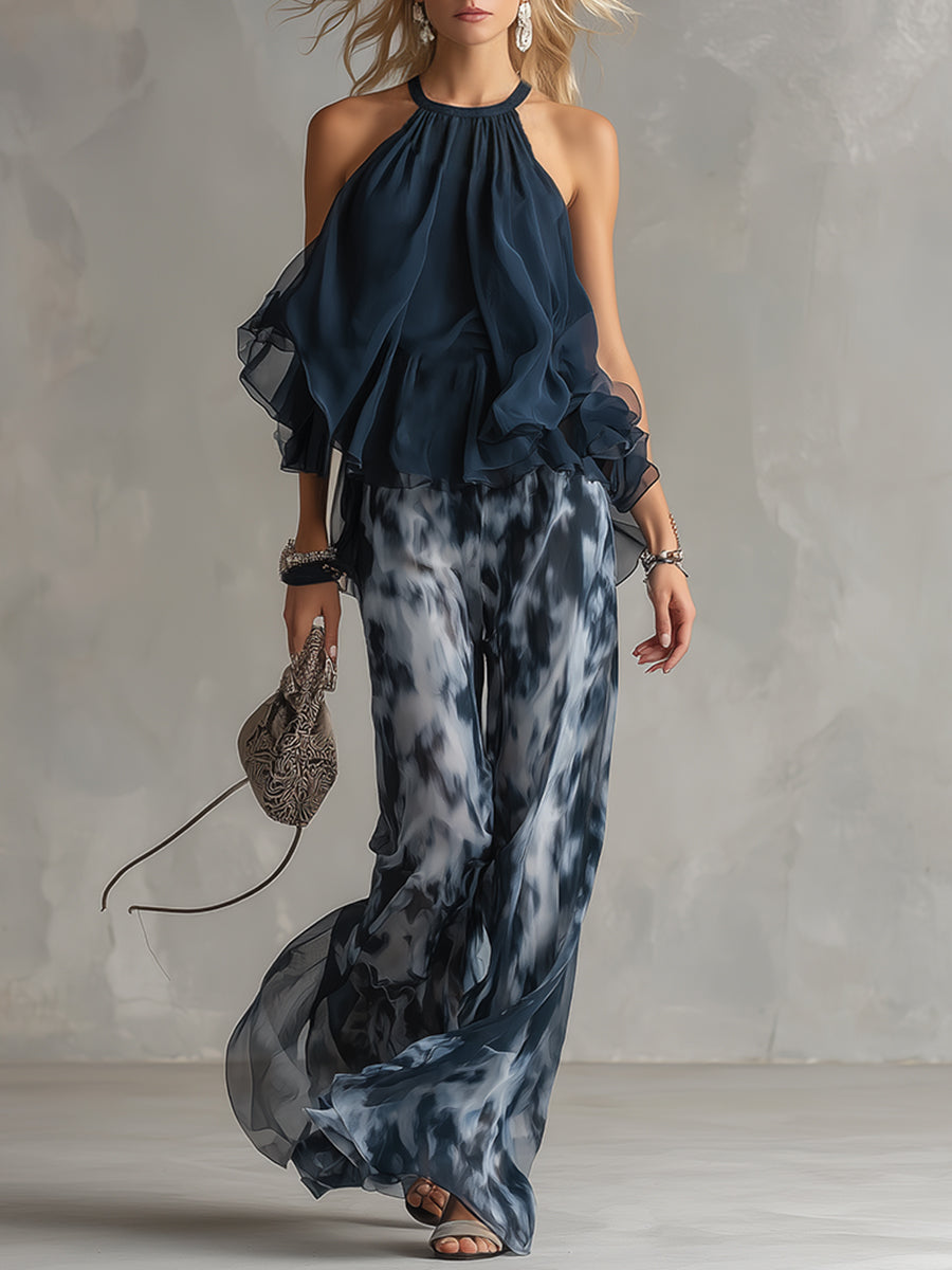 Louisa Nautical Chiffon Set