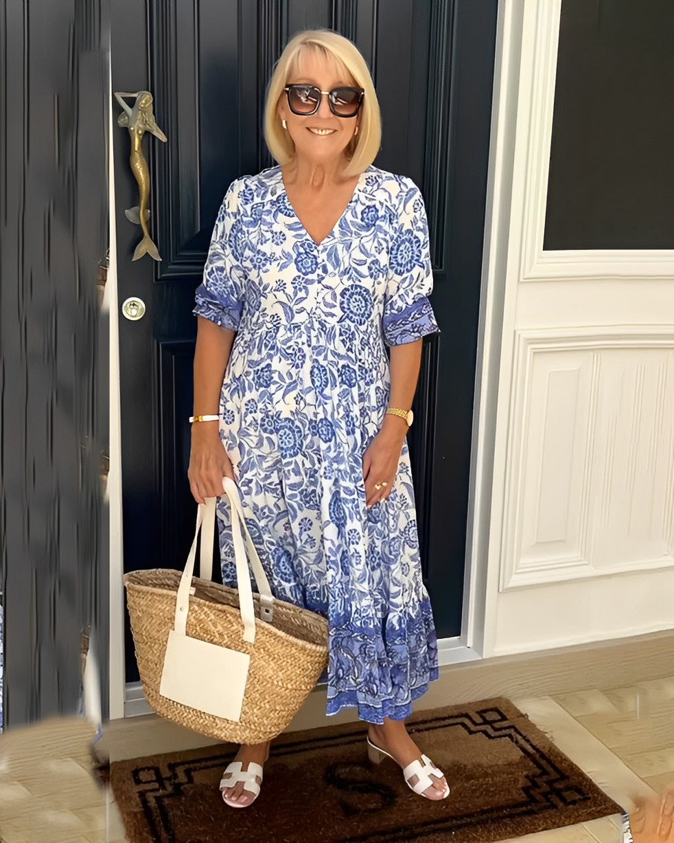 Keisha Graceful Floral Dress