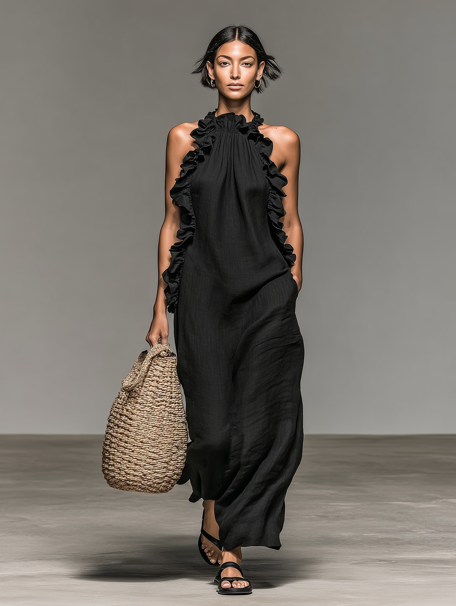 Lua Maxi Dress With Pockets