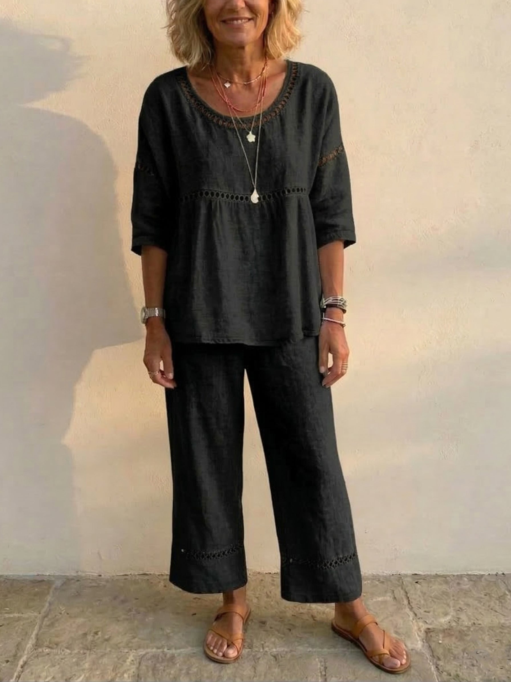 Nora Linen Two Piece Set