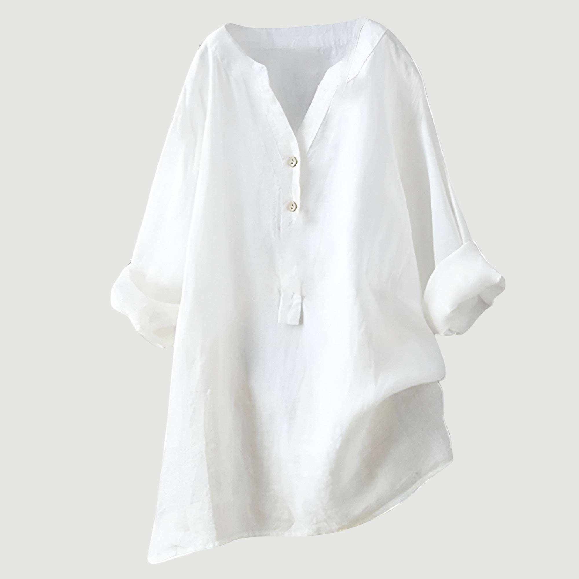 Harriet | Relaxed Button Linen Blouse
