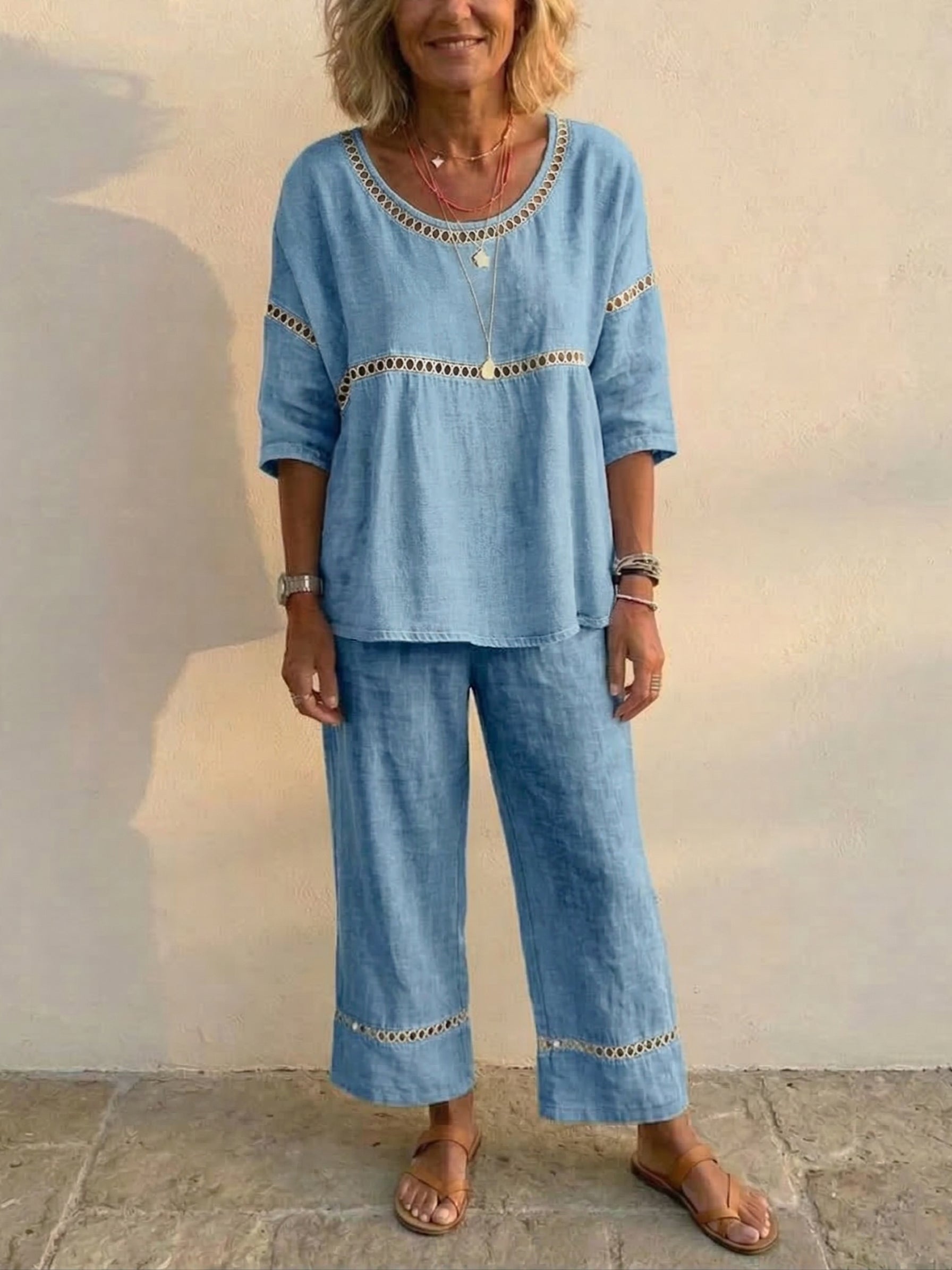 Nora Linen Two Piece Set