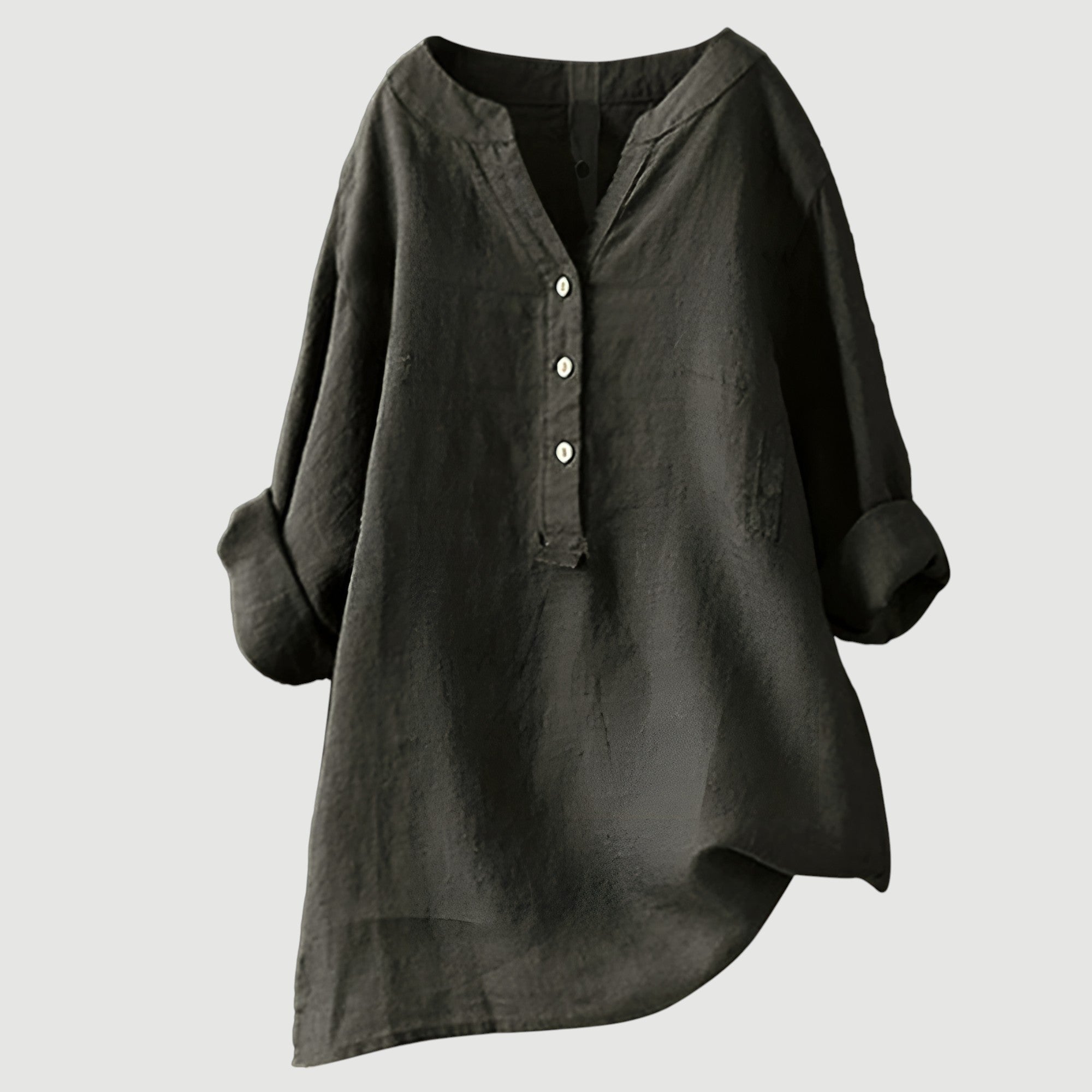 Harriet | Relaxed Button Linen Blouse