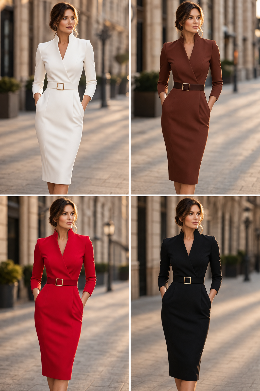 Tivara Elegant Midi Dress