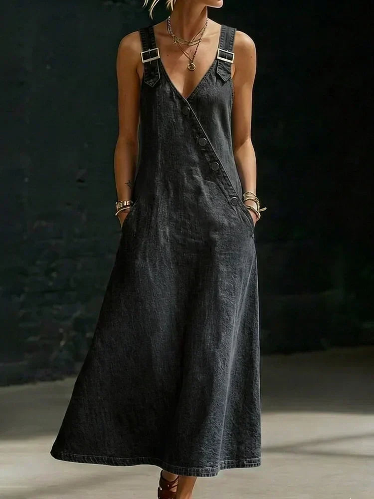 Vera Long Denim Dress