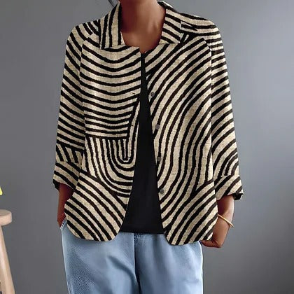 Maura Striped Blazer