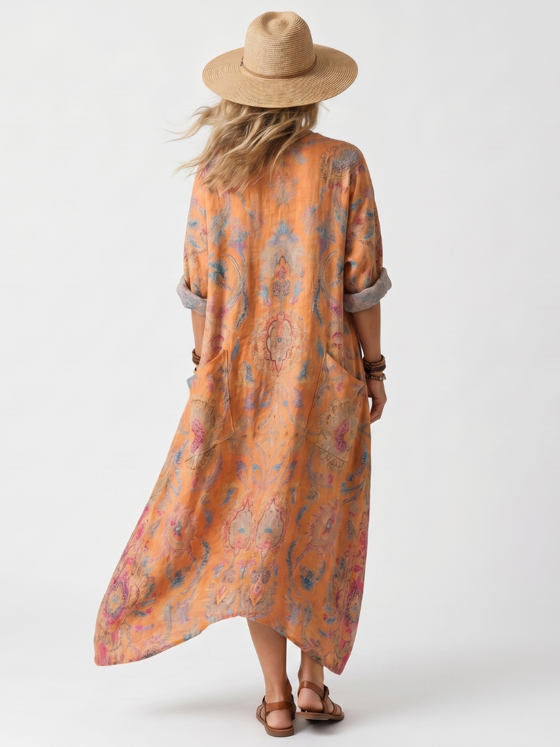 Margo Boho Paisley Dress