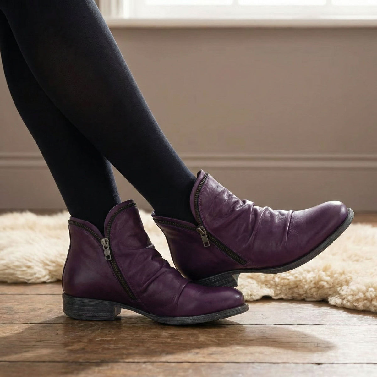 Comfortable Low Ankle Boots