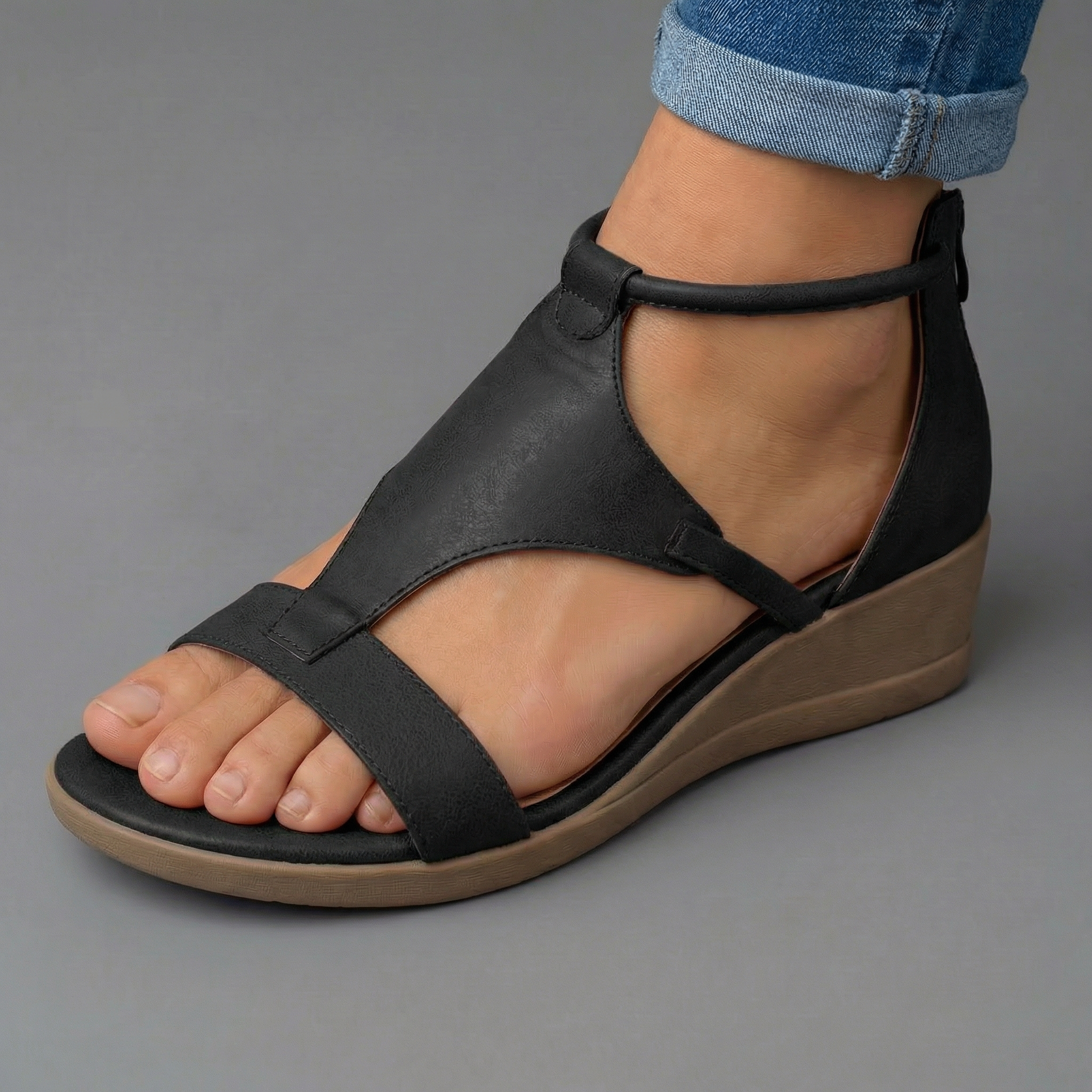 Marguerite Supportive Wedge Sandals