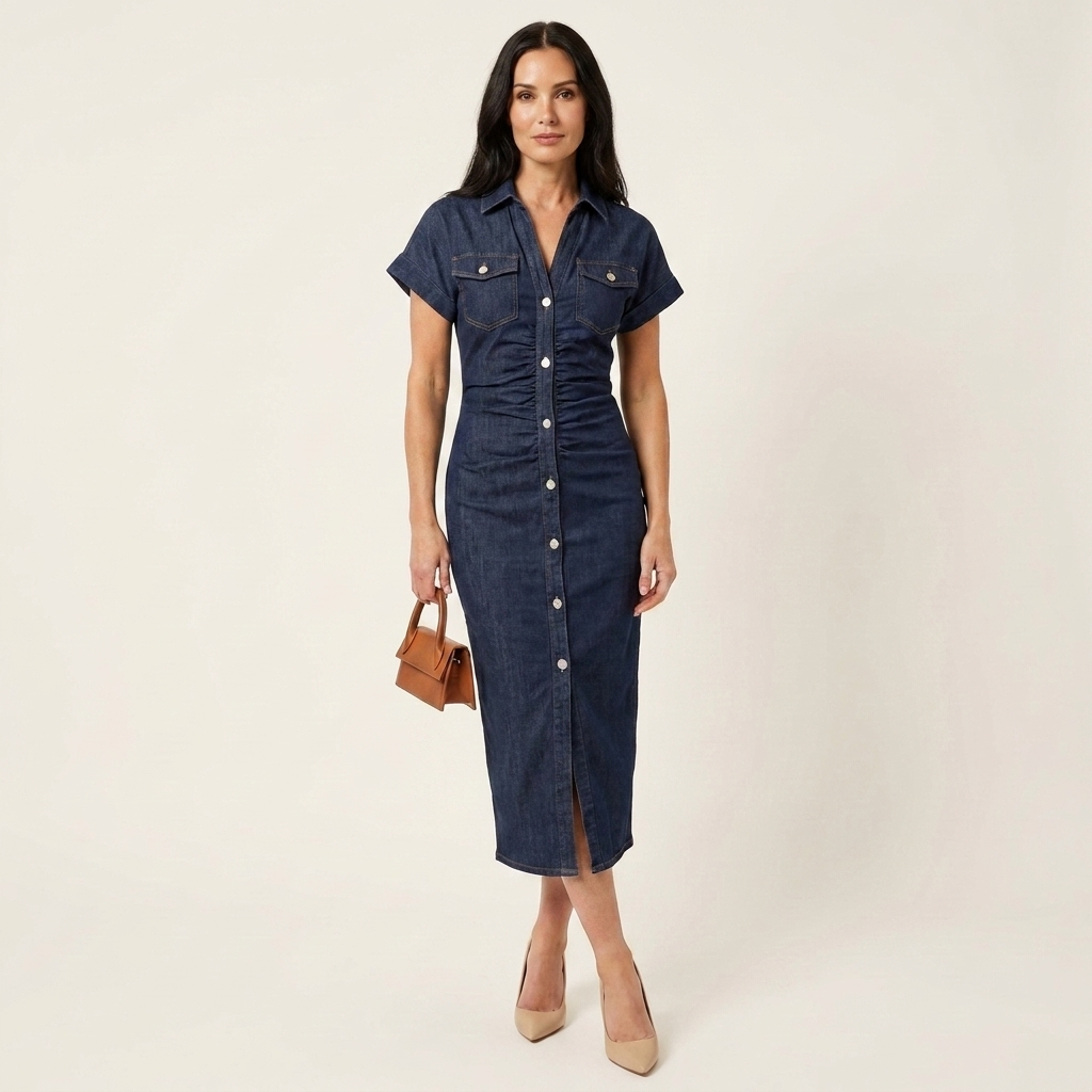 Maya Denim Bodycon Dress
