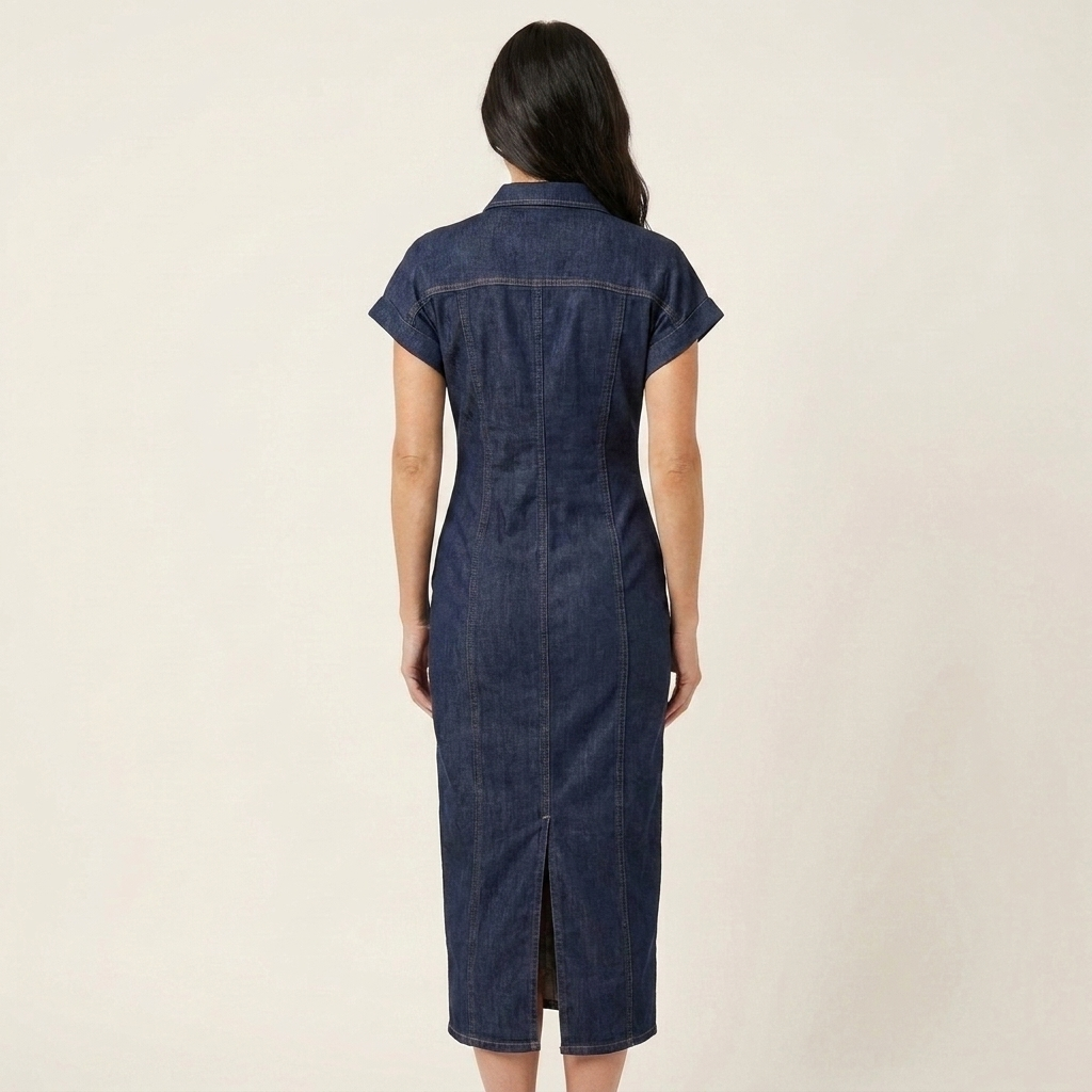 Maya Denim Bodycon Dress