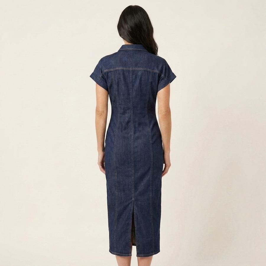 Maya Denim Bodycon Dress