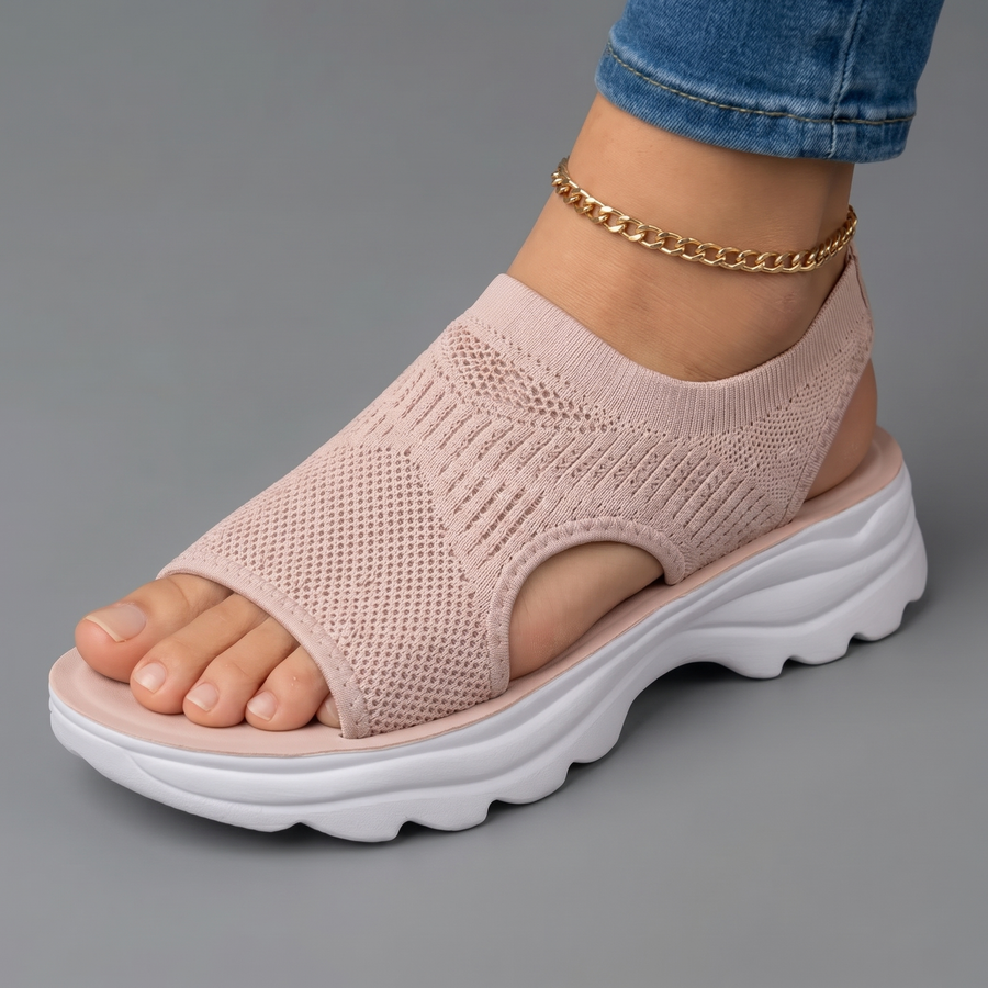 Brenna Cushioned Slip-On Sandals