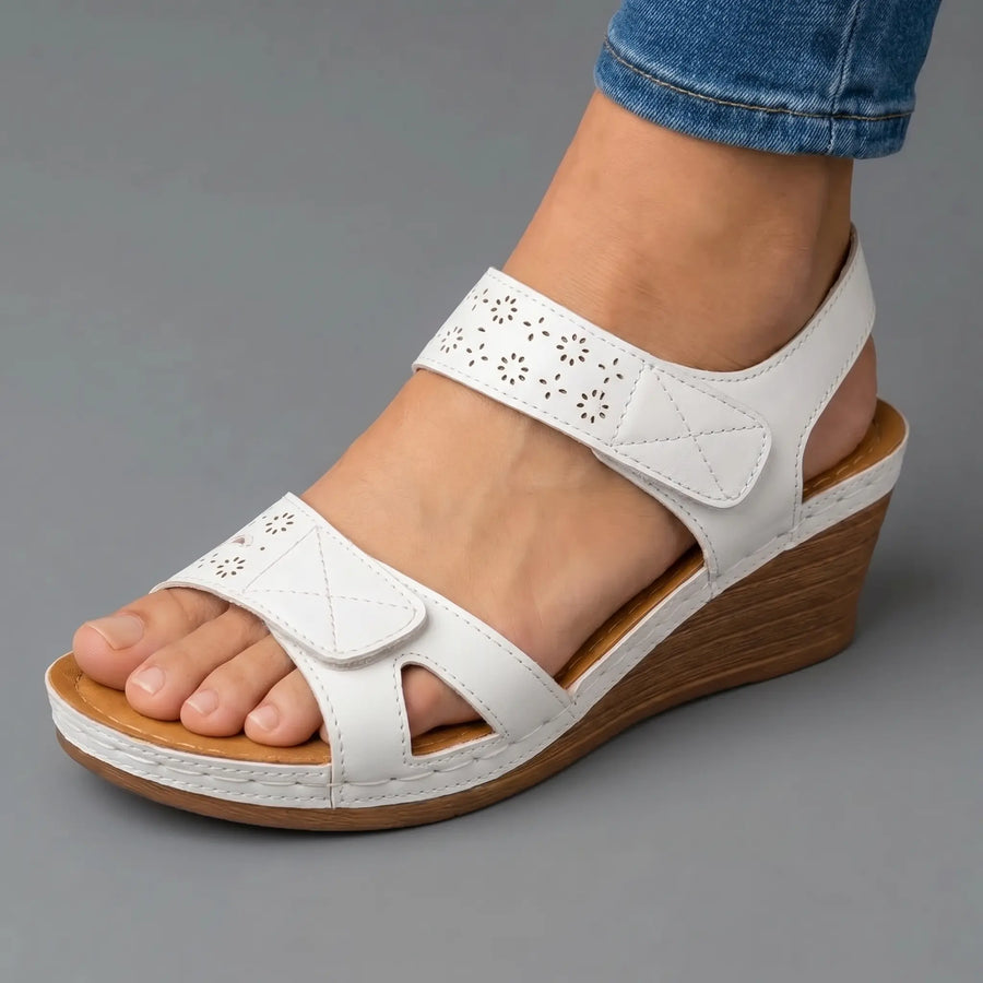 Prudy Cushioned Wedge Sandals